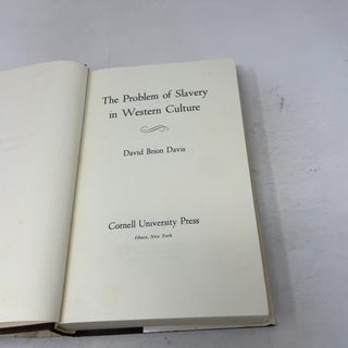 The Problem of Slavery in Western Culture