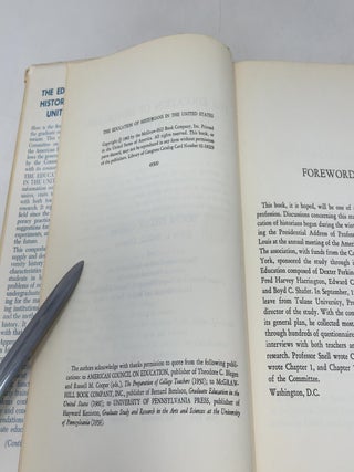 The Education of Historians in the United States