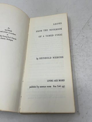 Leaves From the Notebooks of a Tamed Cynic