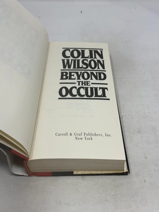 Beyond the Occult