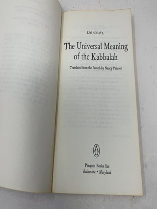 The Universal Meaning of the Kabbalah