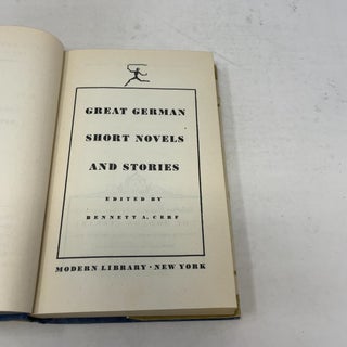 Great German Short Novels and Stories