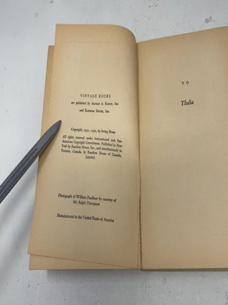 William Faulkner: a critical study