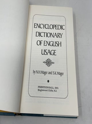 Encyclopedic Dictionary of English Usage