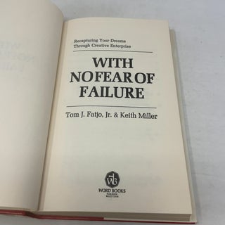 With no fear of failure: Recapturing your dreams through creative enterprise