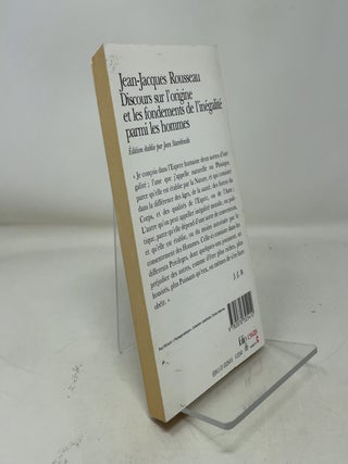 Discours Sur L'Origine Et Les Fondements De L'Inegalite Parmi Les Hommes