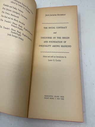 The Social Contract and Discourse on the Origin of Inequality