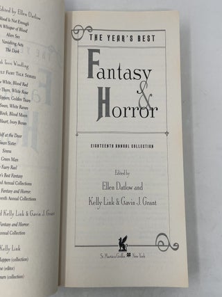 The Year's Best Fantasy and Horror: Eighteenth Annual Collection