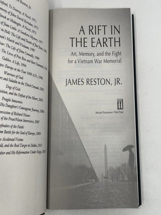 A Rift in the Earth: Art, Memory, and the Fight for a Vietnam War Memorial