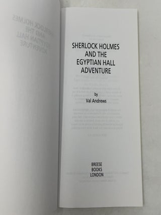Sherlock Holmes and the Egyptian Hall Adventure
