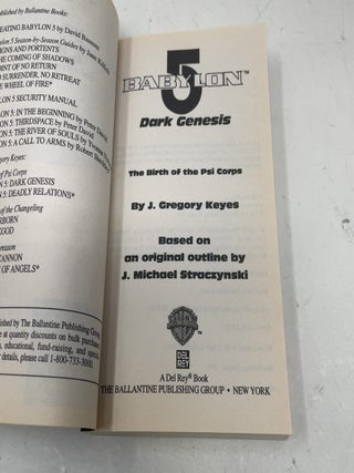 Dark Genesis: The Birth of the Psi Corps (Babylon 5)