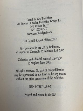 The Mammoth Book of Best New Horror