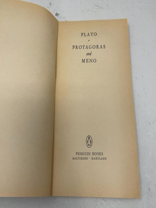 Protagoras and Meno