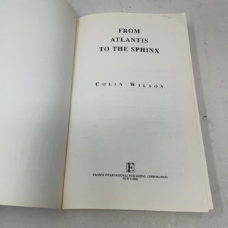 From Atlantis to the Sphinx