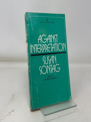 Item #383317 Against Interpretation. Susan Sontag