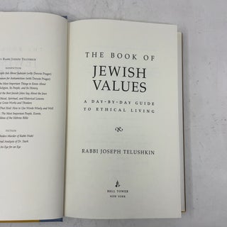 The Book of Jewish Values: A Day-by-Day Guide to Ethical Living
