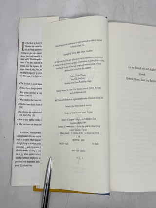 The Book of Jewish Values: A Day-by-Day Guide to Ethical Living