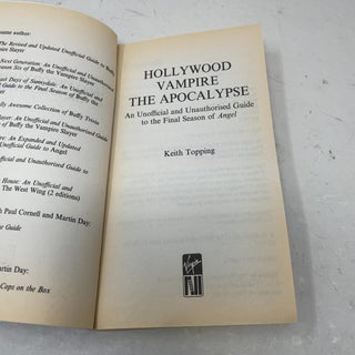 Hollywood Vampire: The Apocalypse: An Official and Unauthorised Guide to the Final Season of Angel