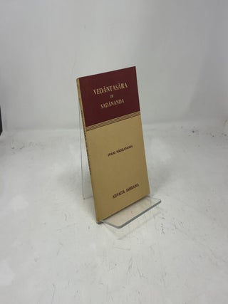 Item #387121 Vedantasara of Sadananda ( The Essence of Vedanata ). Swami Nikhilananda