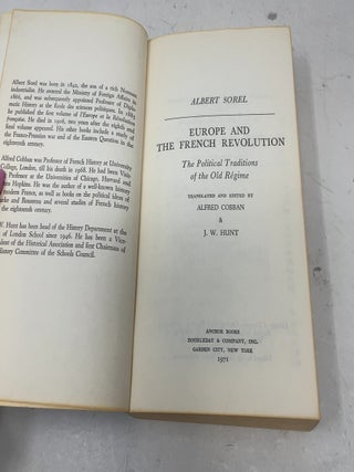 Europe and the French Revolution