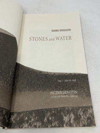 Isamu Noguchi: Stones and water : May 1 - June 26, 1998, PaceWildenstein