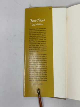 Jacob Tonson Kit-Cat Publisher