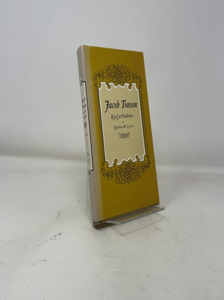 Jacob Tonson Kit-Cat Publisher