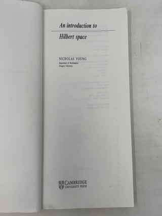 An Introduction to Hilbert Space