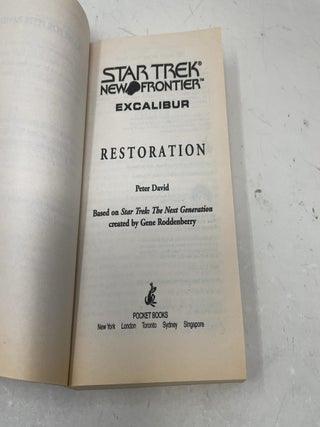 Excalibur Book 3: Restoration (11) (Star Trek: The Next Generation)