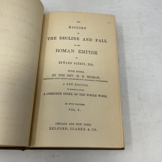 The History of the Decline and Fall of the Roman Empire (Volume V)