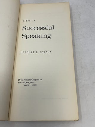 Steps in Successful Speaking
