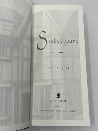 Shakespeare: The Biography