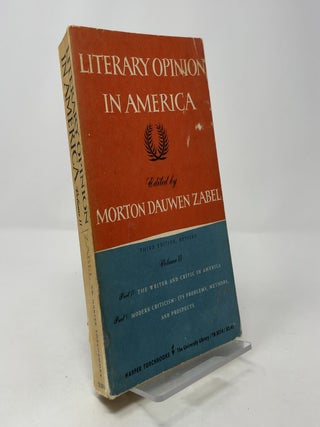 Literary Opinion in America, Volume II