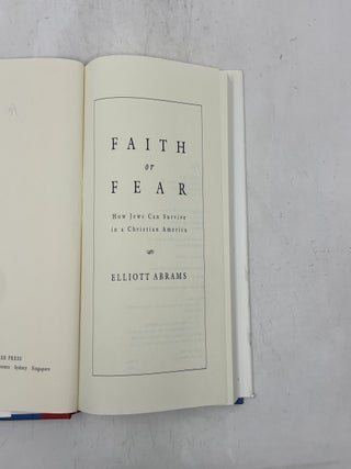Faith or Fear: How Jews Can Survive in a Christian America
