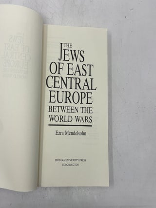 The Jews of East Central Europe Between the World Wars