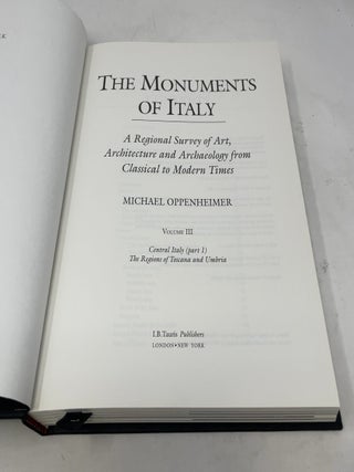 The Monuments of Italy: A Regional Encyclopaedia of Art, Architecture and Archaeology from Classical to Modern Times