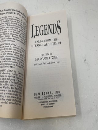 Legends: Tales from the Eternal Archives #1