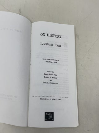 Kant: On History