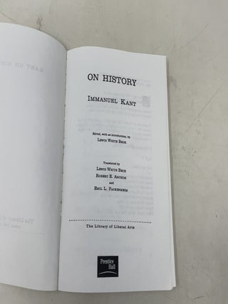 Kant: On History