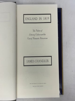 England in 1819
