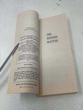 The Missing Matter (The Next Wave, Book 3)