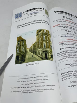 39th Auction; Rosslau Auction House OHG