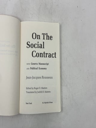 On the Social Contract: With Geneva Manuscript and Political Economy