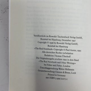 Das rote Notizbuch