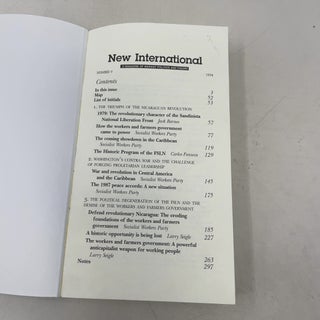 New International no. 9: The Rise and Fall of the Nicaraguan Revolution