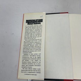 Nomenklatura: The Soviet Ruling Class; An Insider's Report