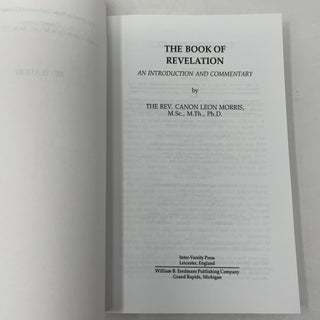 The Book of Revelation: An Introduction and Commentary (Tyndale New Testament Commentaries No. 20)