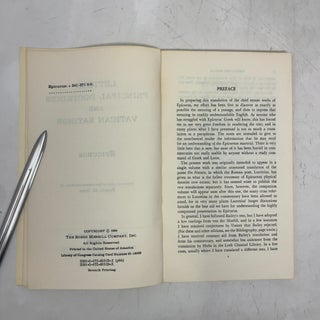 Letters, Principal Doctrines, and Vatican Sayings