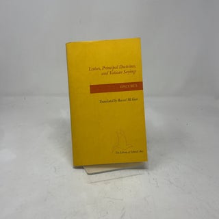 Letters, Principal Doctrines, and Vatican Sayings