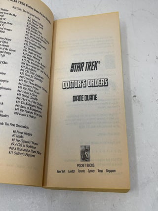 Doctor's Orders (Star Trek, Book 50)